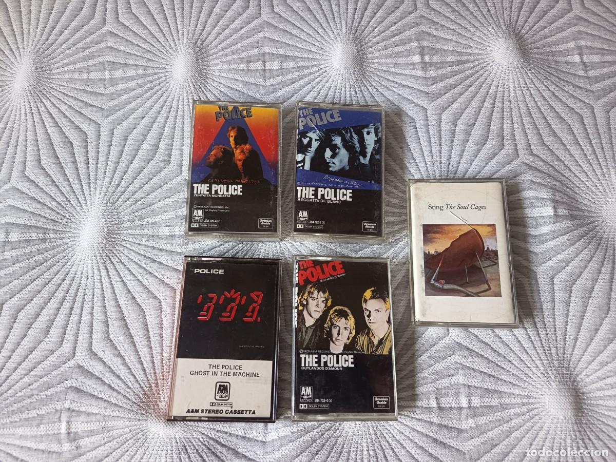 Casetes antiguos: the police / sting. 5 cassettes