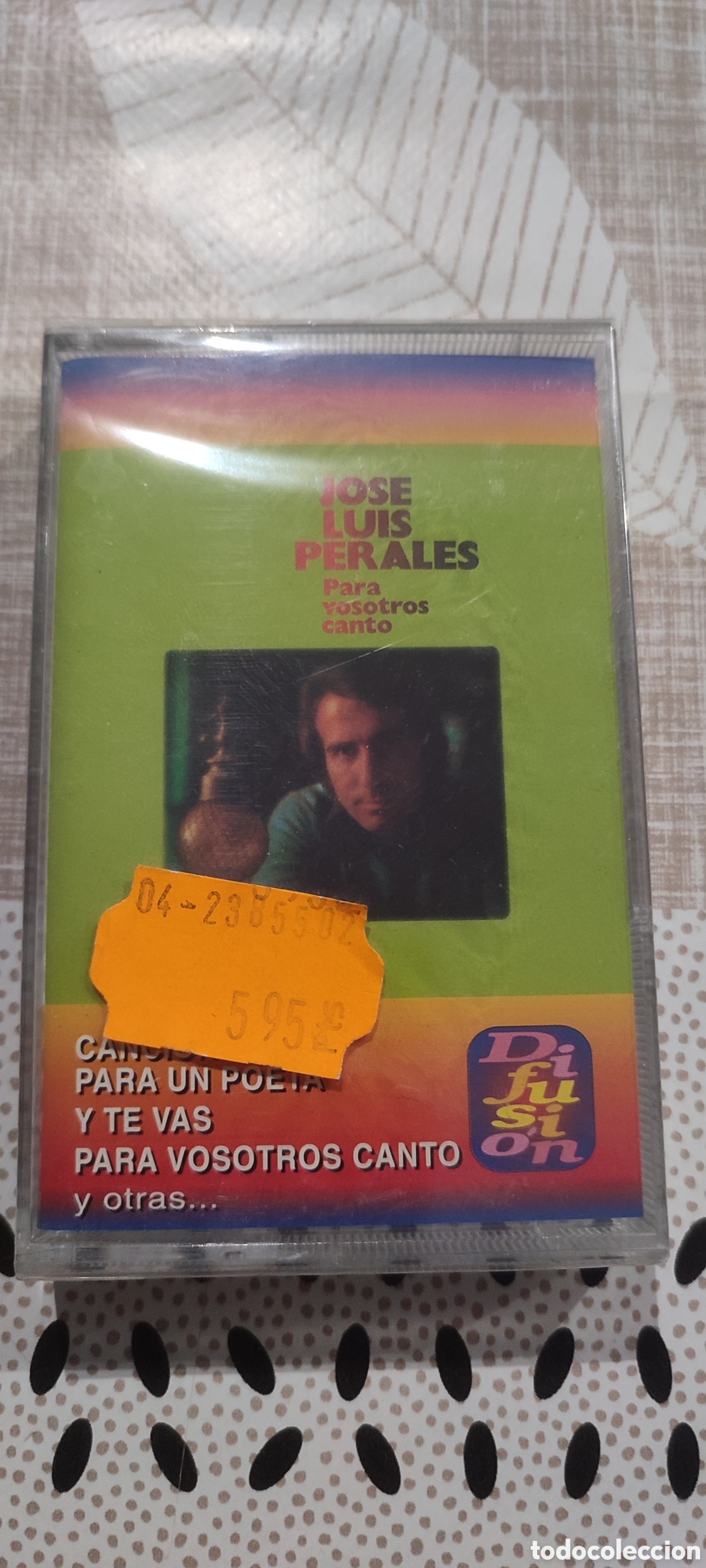 Casetes antiguos: Cinta caset Jos&eacute; Luis Perales, para vosotros canto. Cassette Precintado de tienda cerrada hace a&ntilde;os.