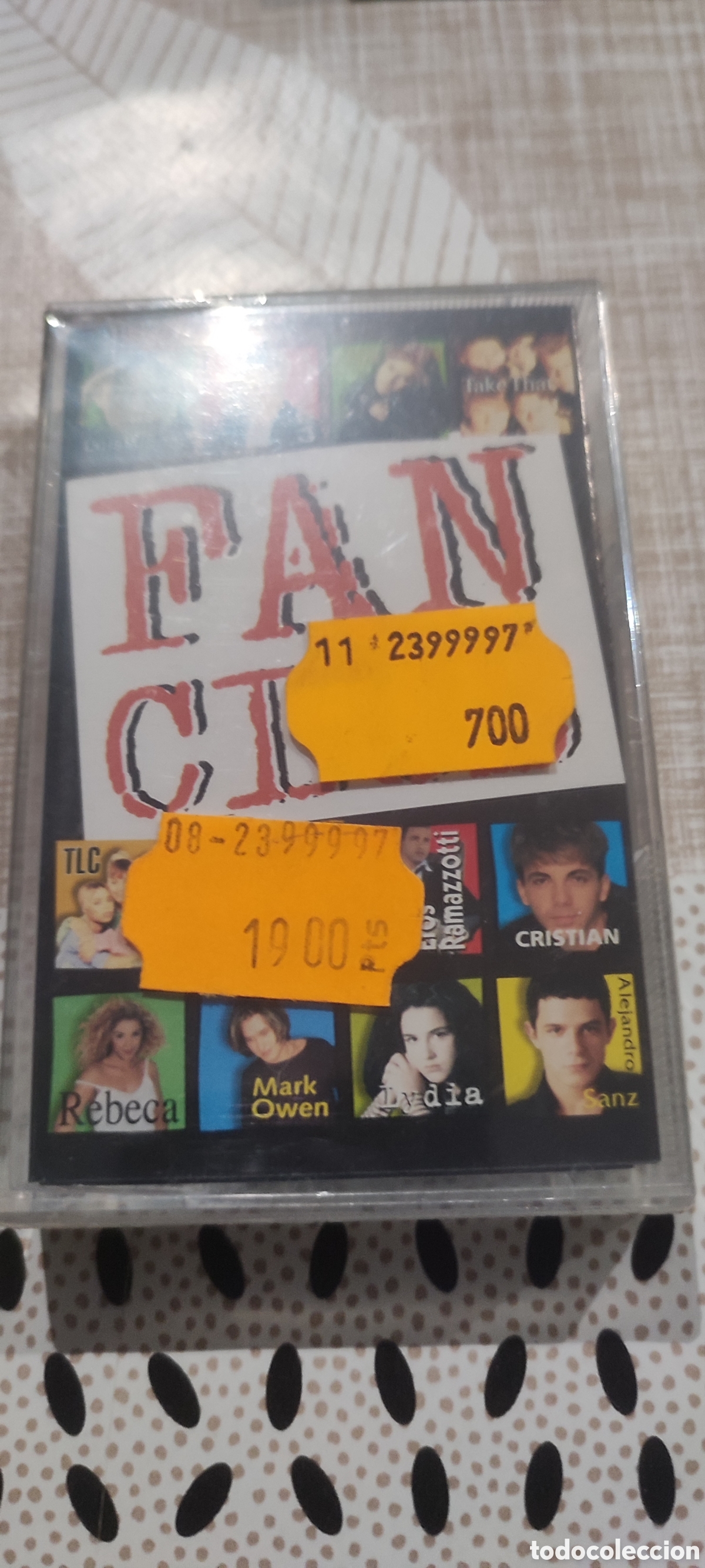 Casetes antiguos: Cinta casete Fan Club. Cassette Precintado de tienda cerrada hace a&ntilde;os.