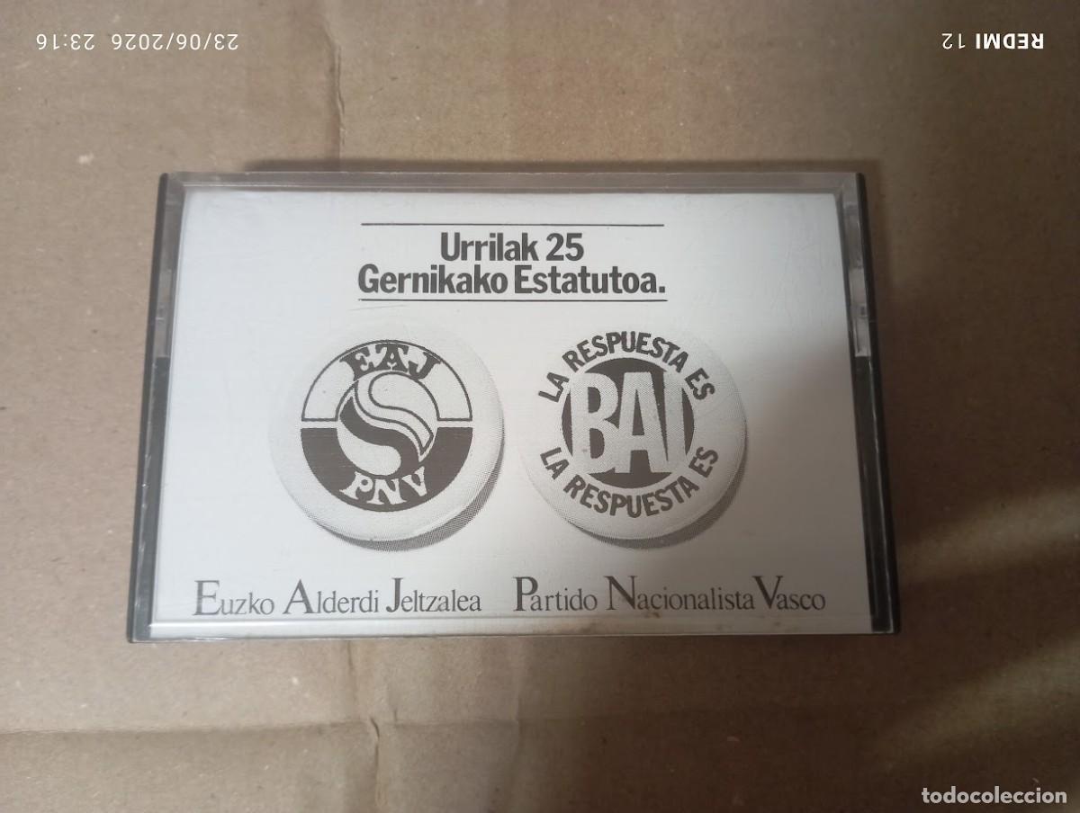 Casetes antiguos: CASETE EUSKO ALDERDI JELTZAILE / PARTIDO NACIONALISTA VASCO