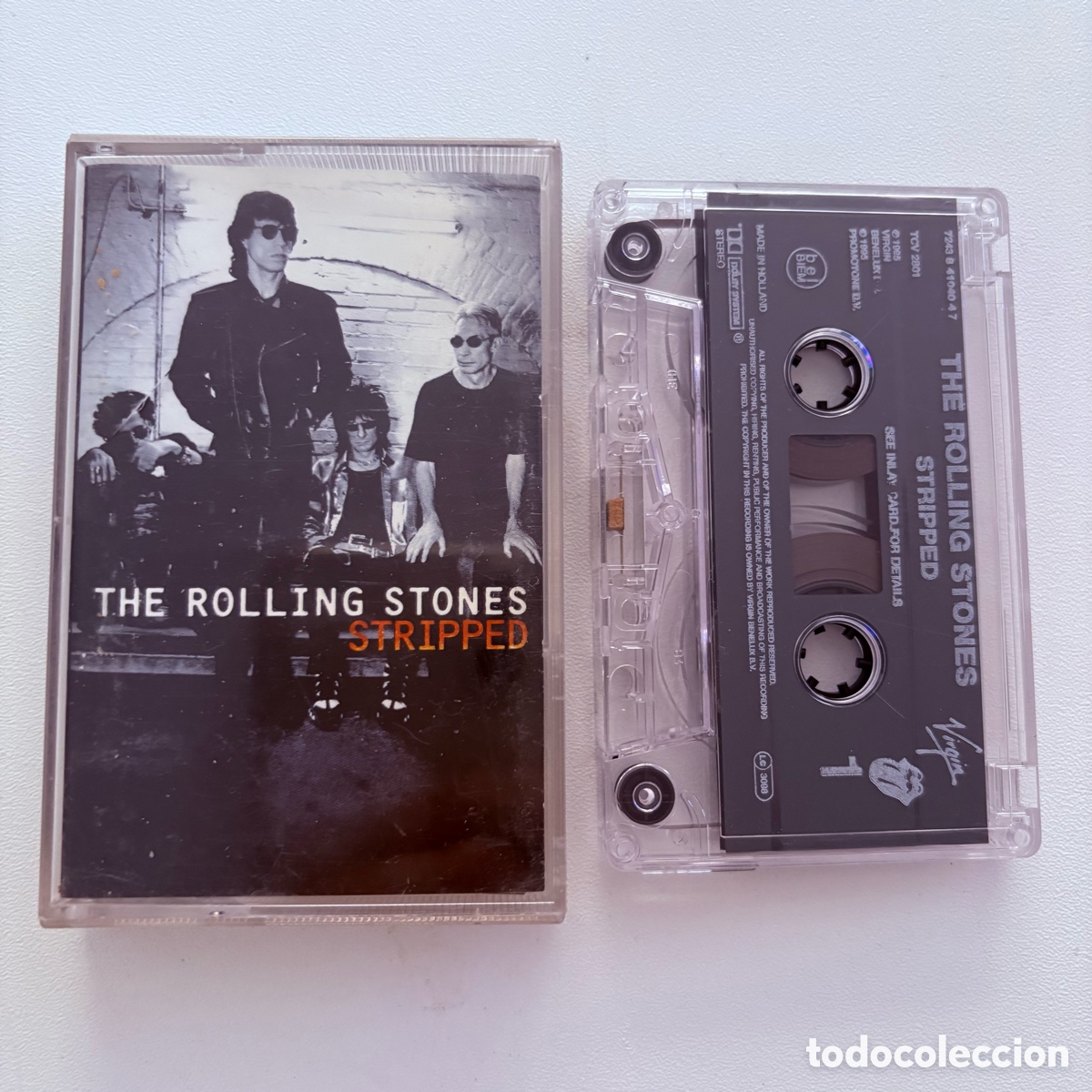 Casetes antiguos: cinta cassette The Rolling Stones &ndash; Stripped edicion europea de 1995