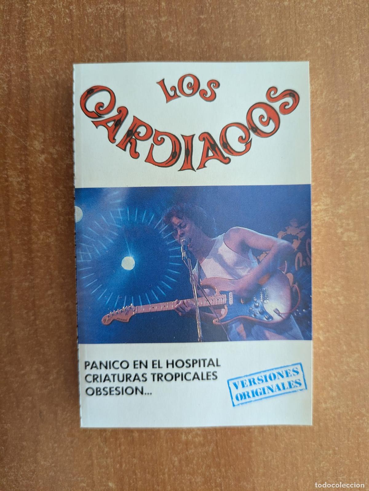 Casetes antiguos: LOS CARDIACOS. P&aacute;nico en el hospital. Criaturas tropicales. Obsesi&oacute;n. Dro. A&ntilde;o 1989.