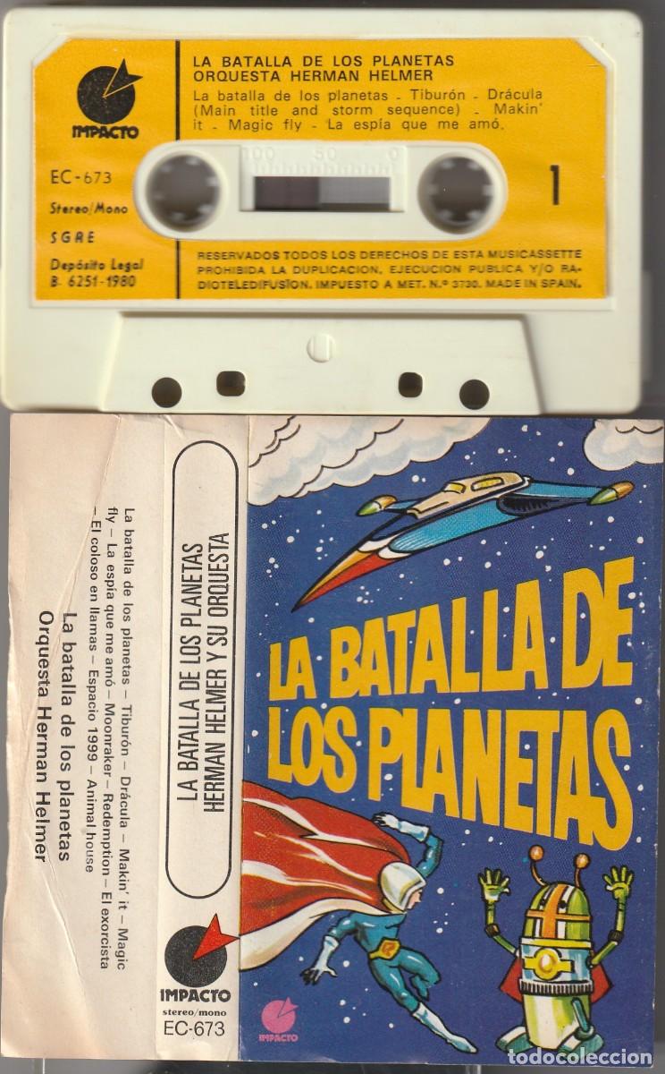 Casetes antiguos: LA BATALLA DE LOS PLANETAS - HELMAN HELMER Y SU ORQUESTA (CASSETTE IMPACTO 1980)