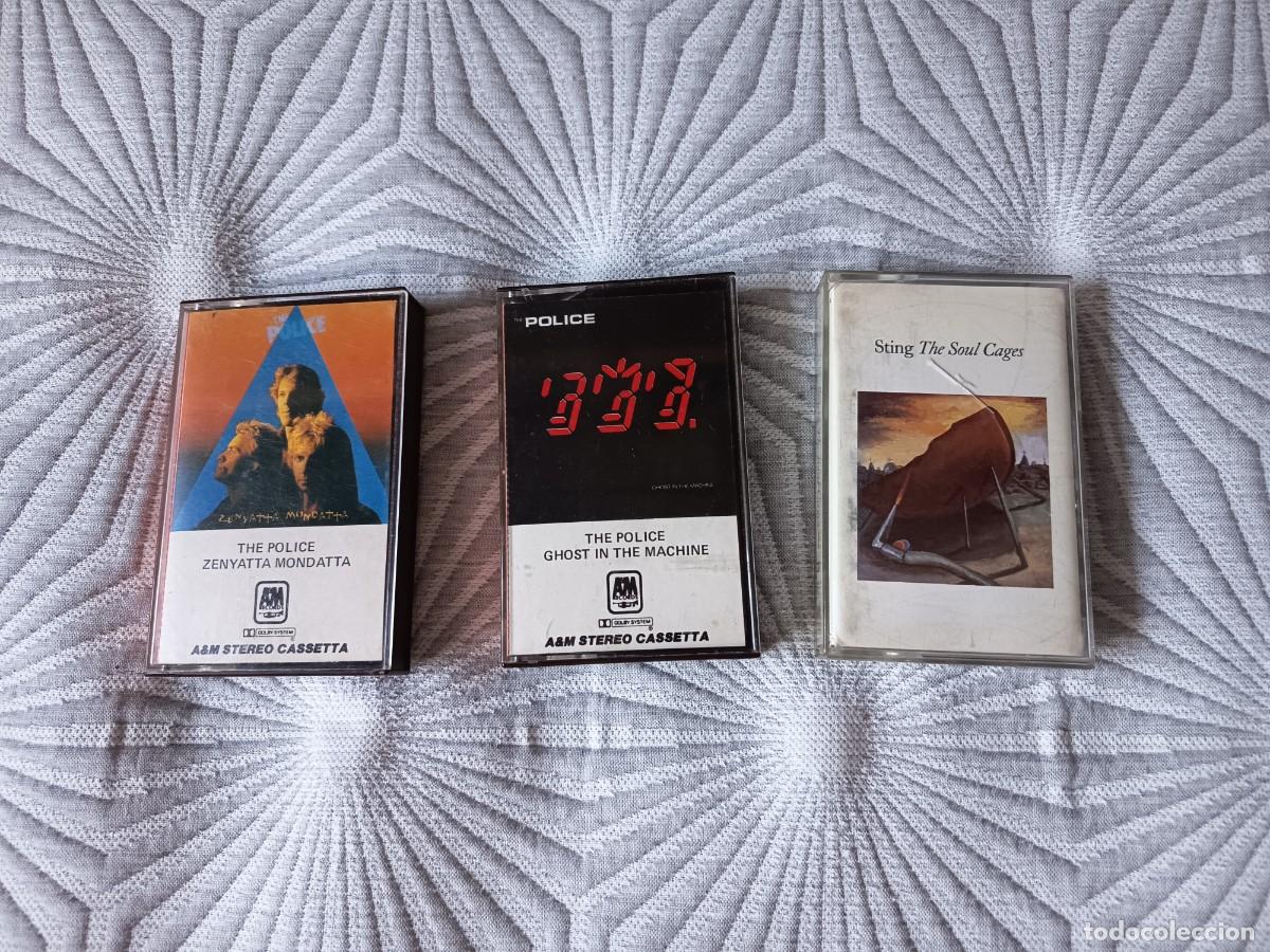 Casetes antiguos: the police / sting. 3 cassettes