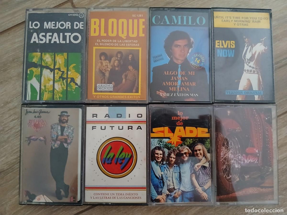 Old Cassettes: CASETES - ASFALTO - BLOQUE - CAMILO SESTO - ELVIS - JUAN LUIS GUERRA - RADIO FUTURA - SLADE - VIXEN