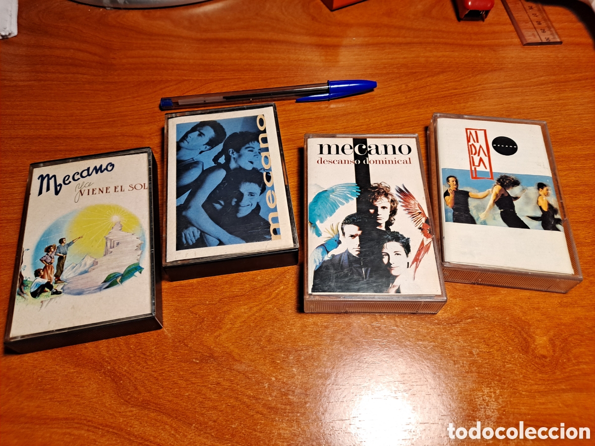 Casetes antiguos: Lote 4 cintas de cassette de Mecano