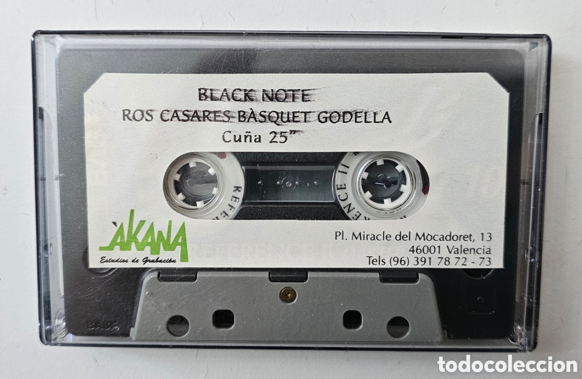 Casetes antiguos: CASSETTE BLACK NOTE CLUB ROS CASARES GODELLA (Espa&ntilde;a - Akana - 19??) Cu&ntilde;a de Radio