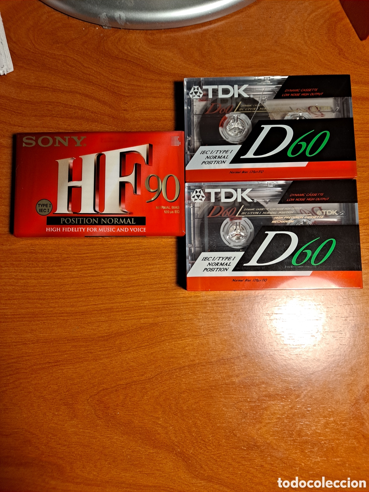Casetes antiguos: Lote 3 Casetes V&iacute;rgenes Sony TDK