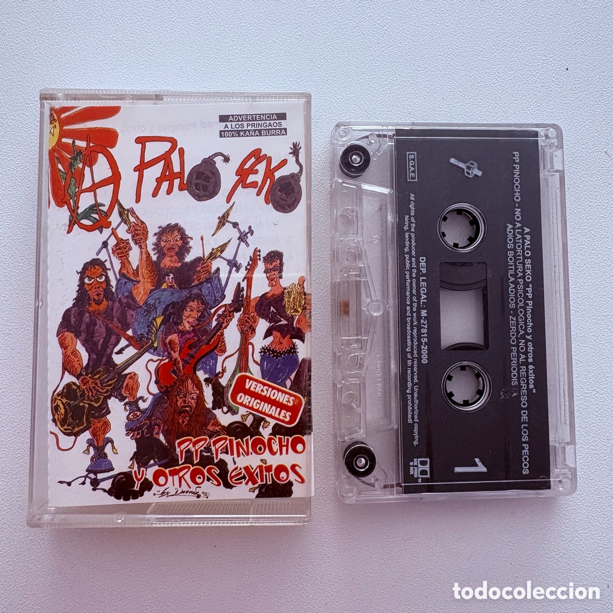 Casetes antiguos: CINTA CASSETTE A Palo Seko &ndash; Pp Pinocho Y Otros &Eacute;xitos