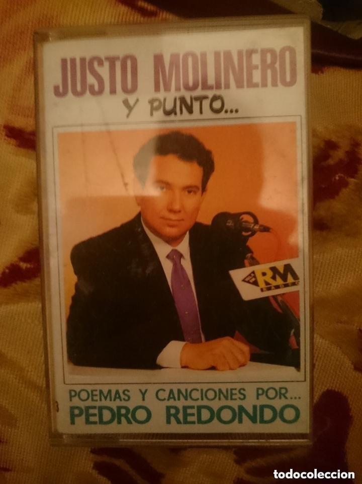 Casetes antiguos: JUSTO MOLINERO Y PUNTO - POEMAS Y CANCIONES POR PEDRO REDONDO