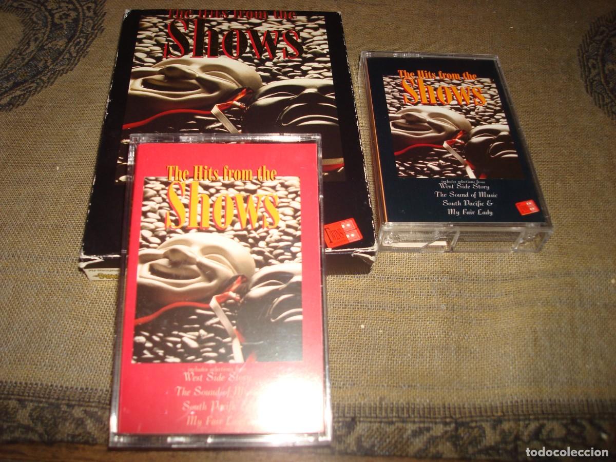Casetes antiguos: THE HITS FROM TE SHOWS. BSO. MY FAIR LADY, WEST SIDE STORY....CAJA CON 2 CASETE&acute;S. (#)
