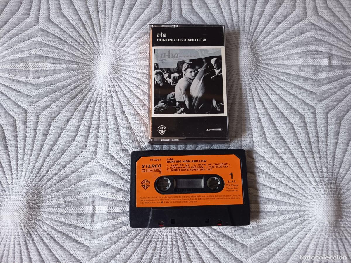 Casetes antiguos: a-ha &ndash; Hunting High And Low. edicion Italiana