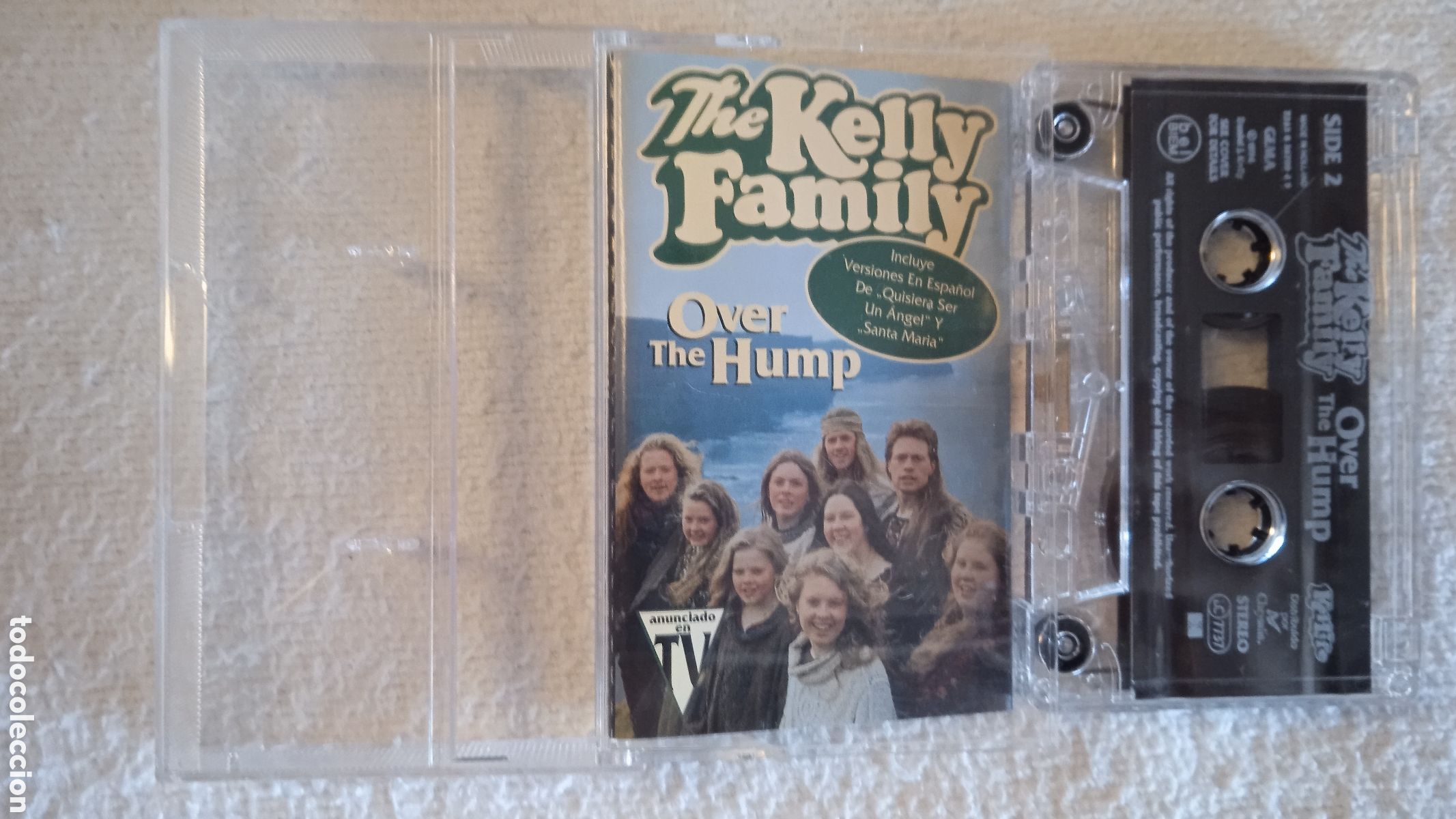 Casetes antiguos: Cassette Over The Hump &ndash; The Kelly Family | Edici&oacute;n en Espa&ntilde;ol | Vintage