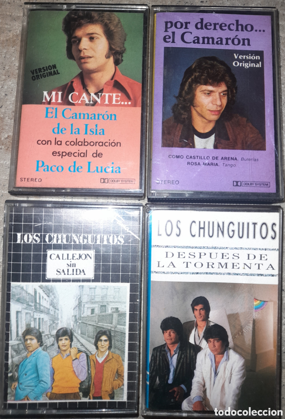 Casetes antiguos: CASETES CAMAR&Oacute;N Y LOS CHUNGUITOS. FLAMENCO