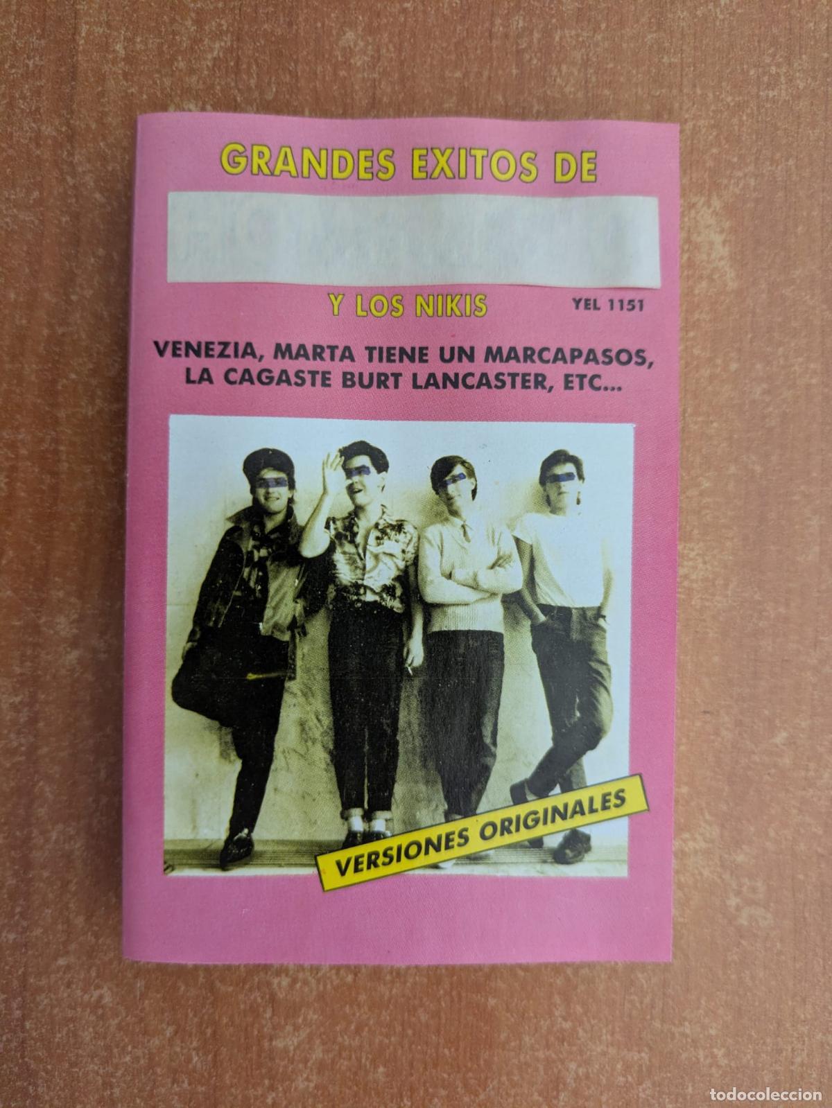 Casetes antiguos: HOMBRES G y LOS NIKIS. Grandes &Eacute;xitos. Nuevos Medios. A&ntilde;o 1987.