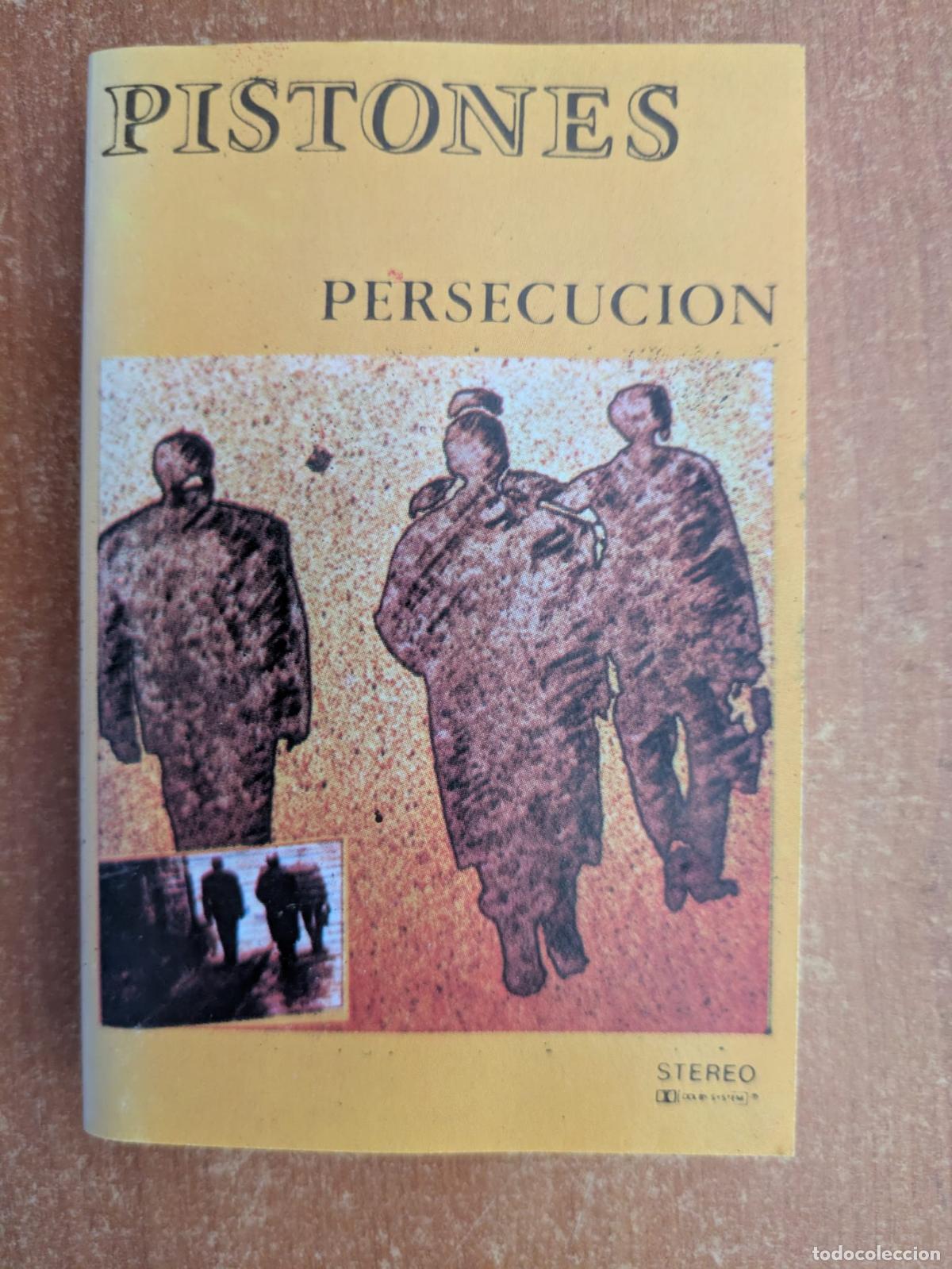 Casetes antiguos: PISTONES. Persecuci&oacute;n. Ariola Eurodisc. A&ntilde;o 1983.
