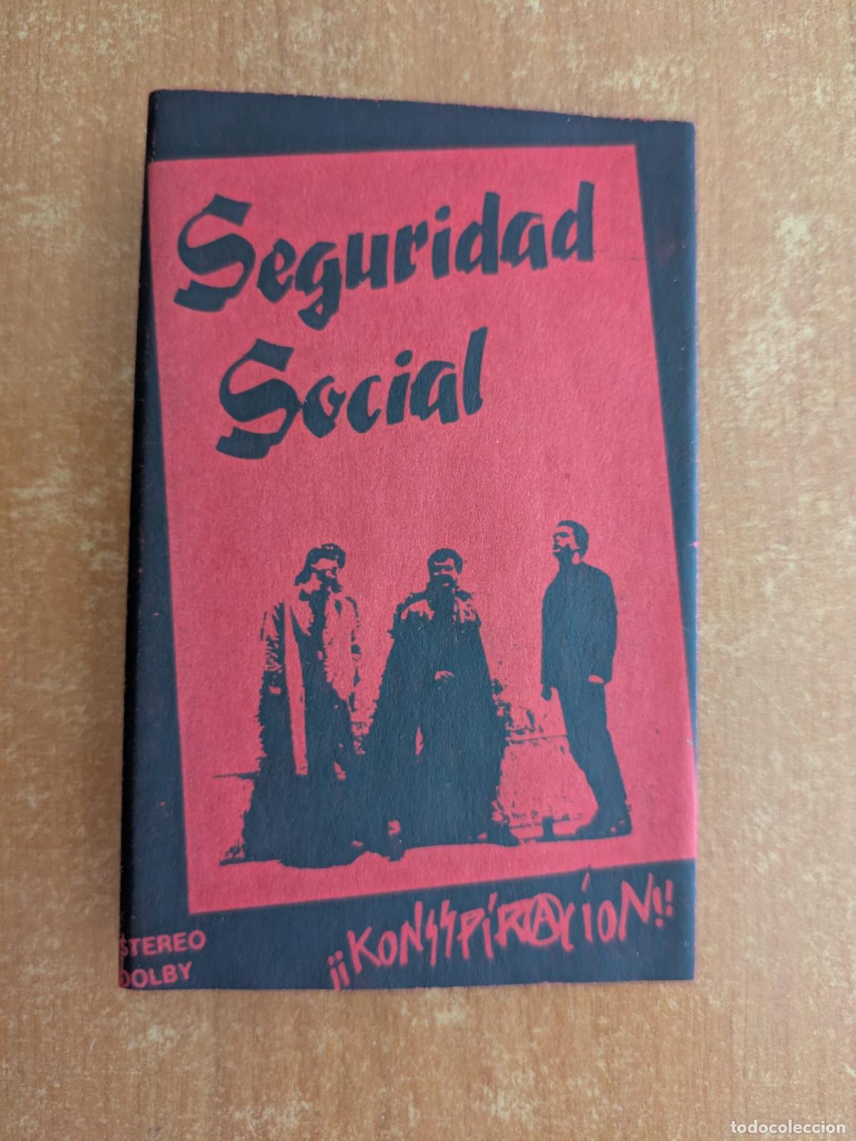 Casetes antiguos: SEGURIDAD SOCIAL. Konsspiracion. Maqueta. Grabaci&oacute;n. A&ntilde;os 80.