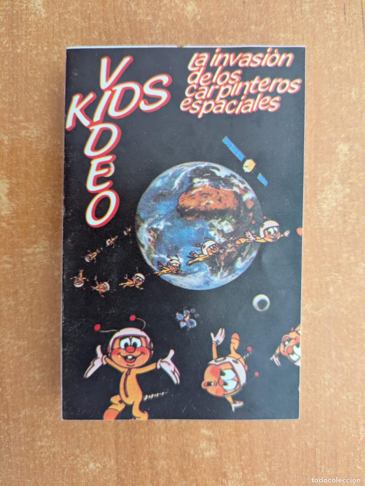 Casetes antiguos: VIDEO KIDS. La invasi&oacute;n de los carpinteros espaciales. Diana. A&ntilde;o 1985.