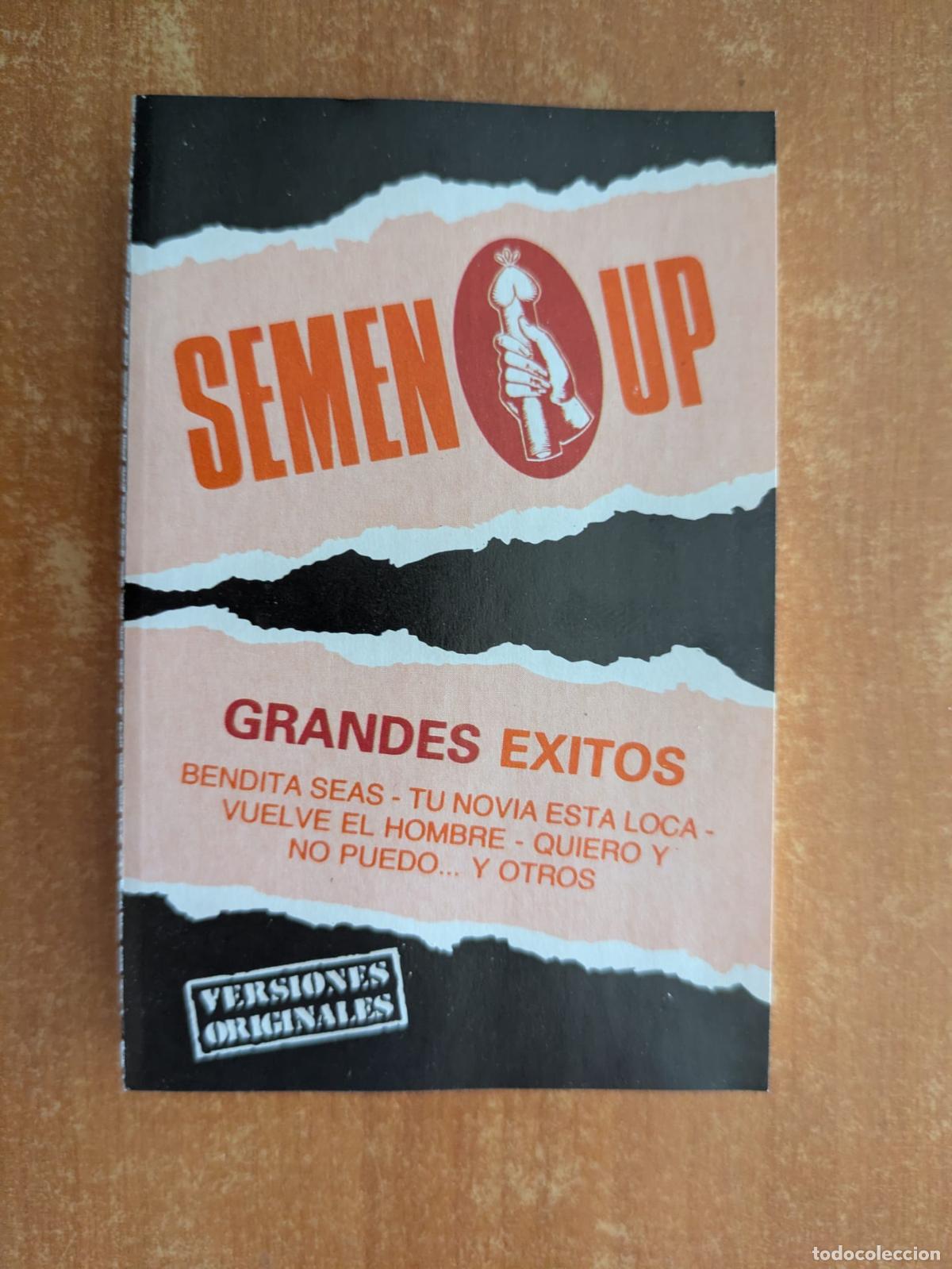 Casetes antiguos: SEMEN UP. Grandes &Eacute;xitos. Alberto Comesa&ntilde;a. Producciones Twins. A&ntilde;o 1989.