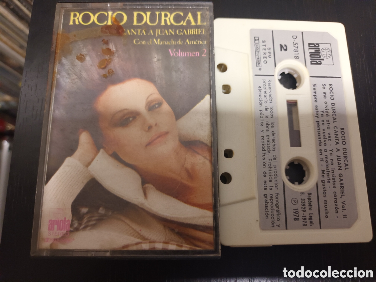 Casetes antiguos: Rocio durcal canta a Juan Gabriel cassete
