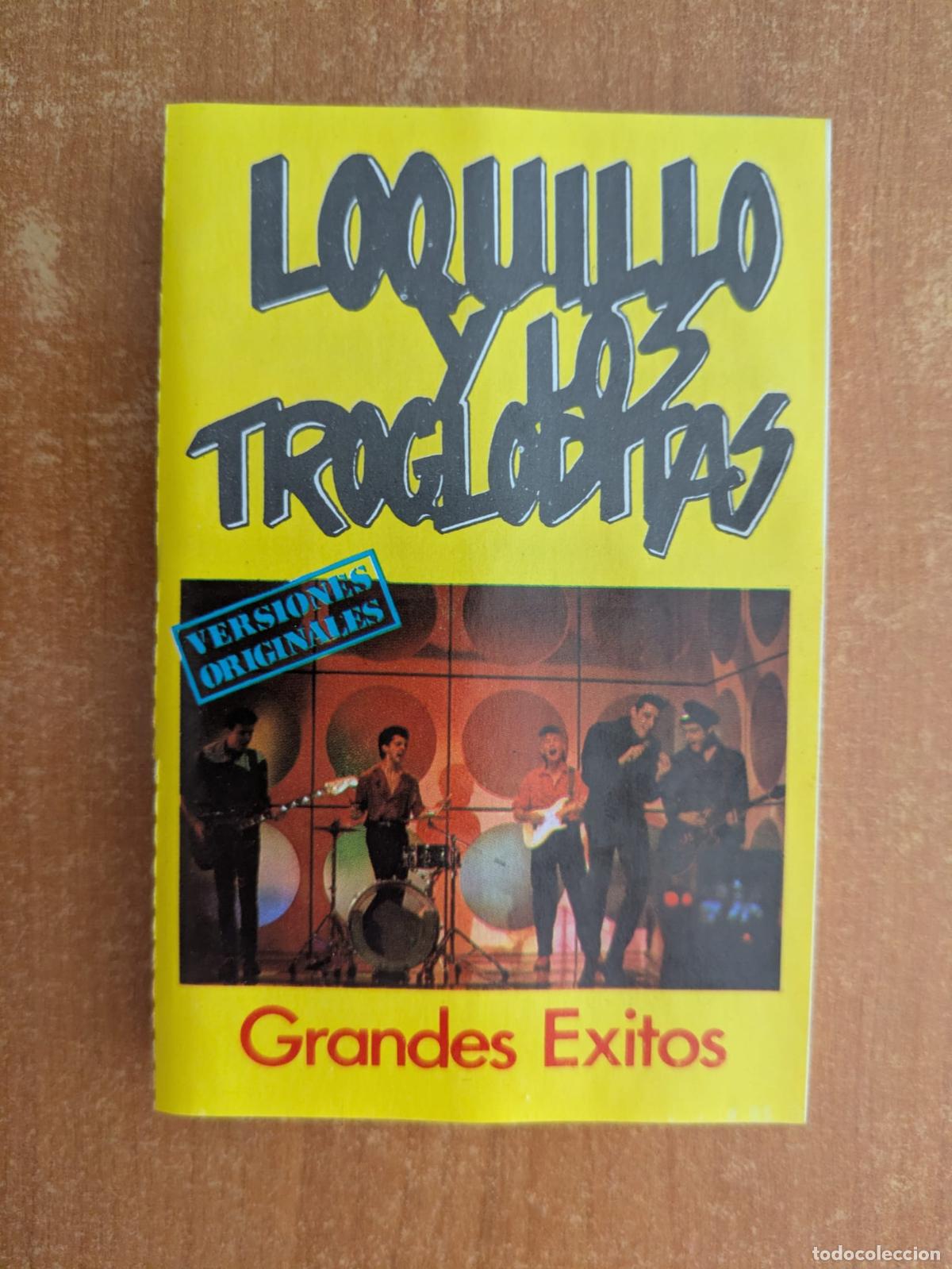 Casetes antiguos: LOQUILLO Y LOS TROGLODITAS. &iquest;D&oacute;nde estabas tu en el 77?. Grandes &Eacute;xitos. Tres Cipreses. A&ntilde;o 1987.