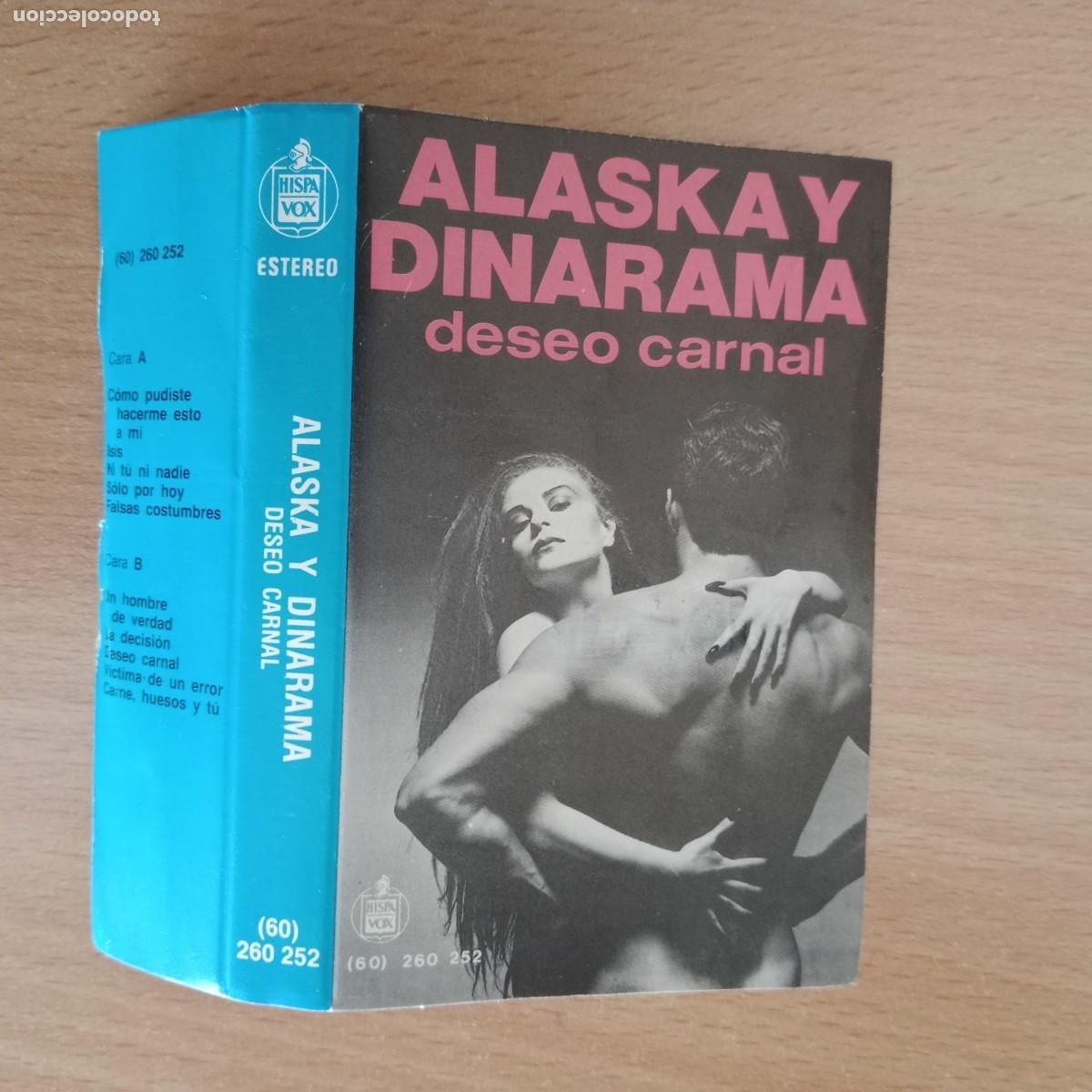 Casetes antiguos: DESEO CARNAL - ALASKA Y DINARAMA - CASSETTE - HISPAVOX - A&Ntilde;O 1984. S&Oacute;LO CAR&Aacute;TULA.