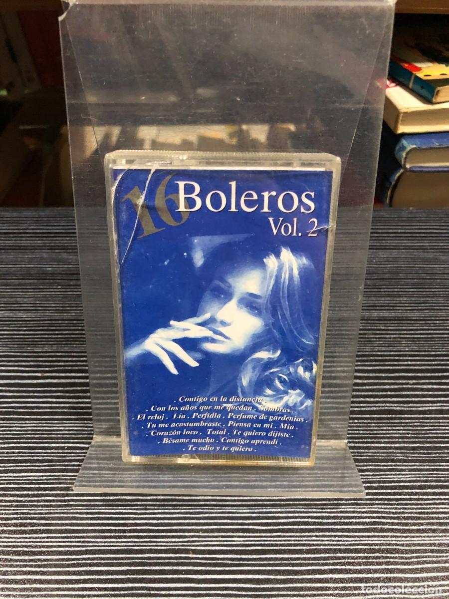 Casetes antiguos: 16 Boleros (Vol. 2) Varios Artistas (Recopilatorio)