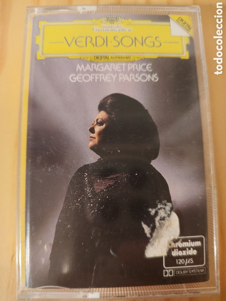 Casetes antiguos: Casette Verdi Songs Deutsche Grammophon