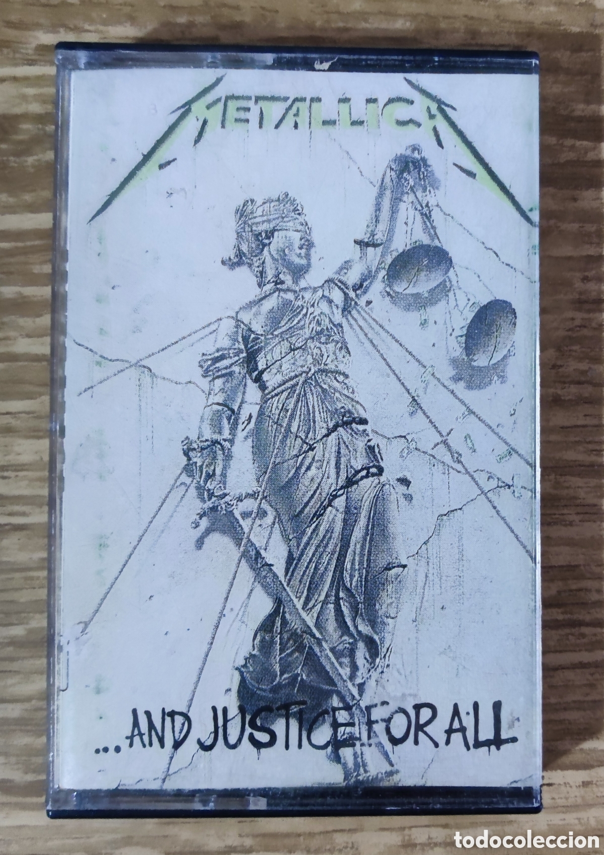 Casetes antiguos: Cassette Metallica - ... And Justice For All (1988) ed. espa&ntilde;ola