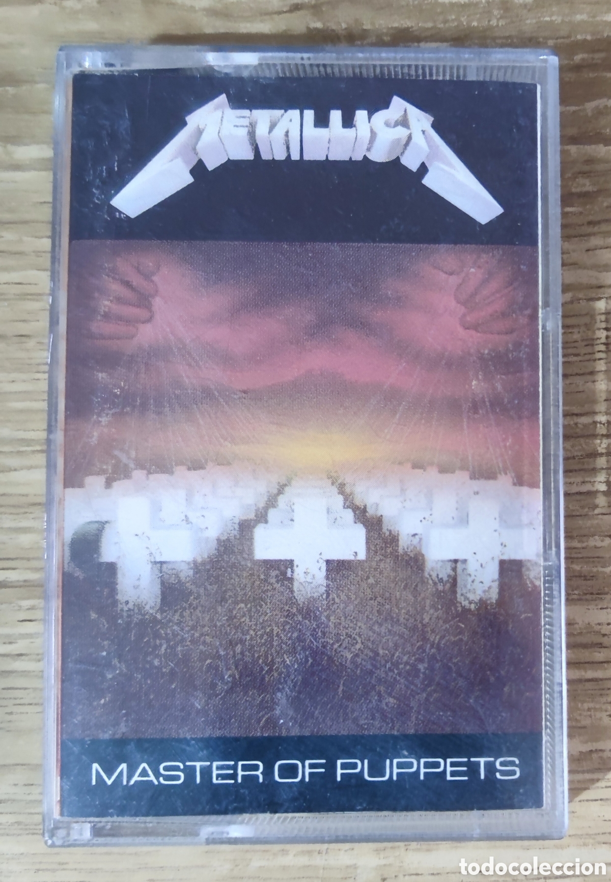Casetes antiguos: Cassette Metallica - Master of Puppets (1986) ed. espa&ntilde;ola