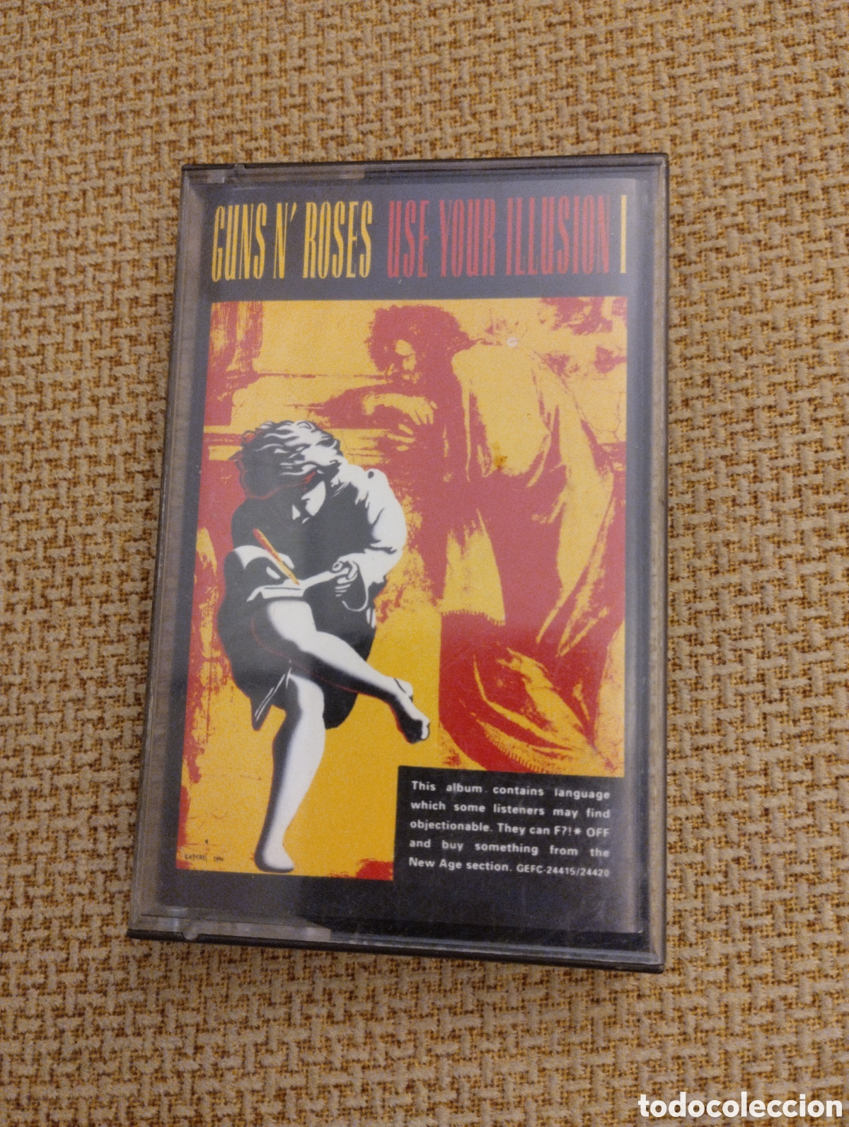 Casetes antiguos: Cinta casete antigua Guns N'Roses