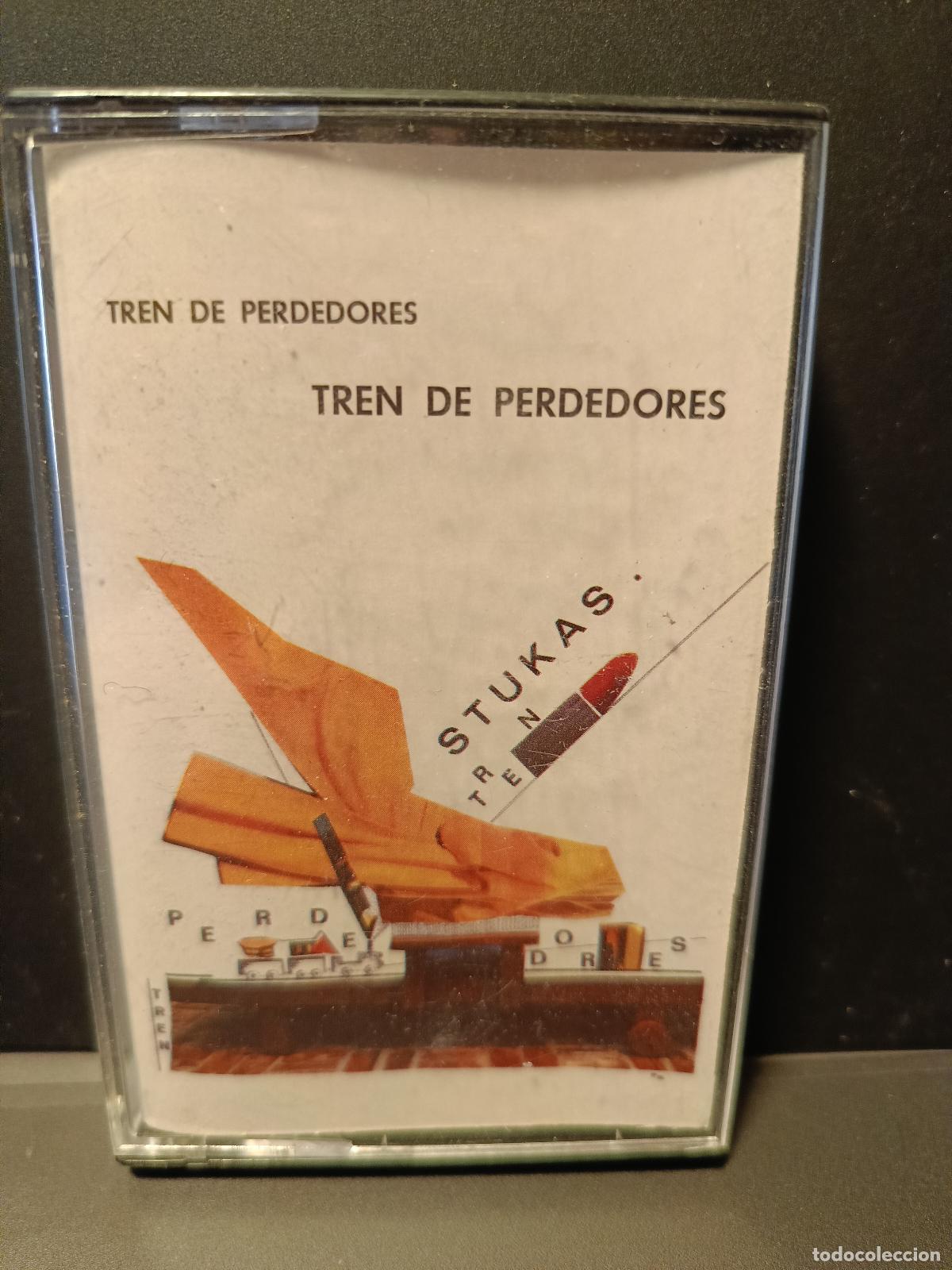 Casetes antiguos: Stukas &ndash; Tren De Perdedores casete grupo asturiano, a&ntilde;o 1986.