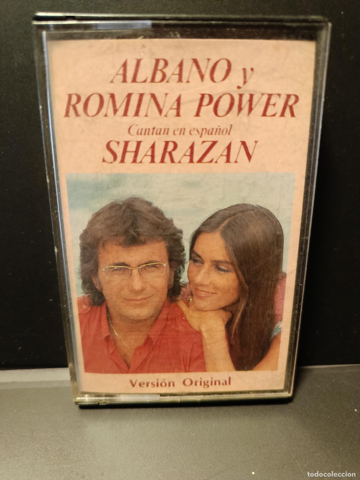 Casetes antiguos: ALBANO Y ROMINA POWER / CANTAN EN ESPA&Ntilde;OL SHARAZAN - 1984 BABY - CASETE CINTA CASSETTE pepeto
