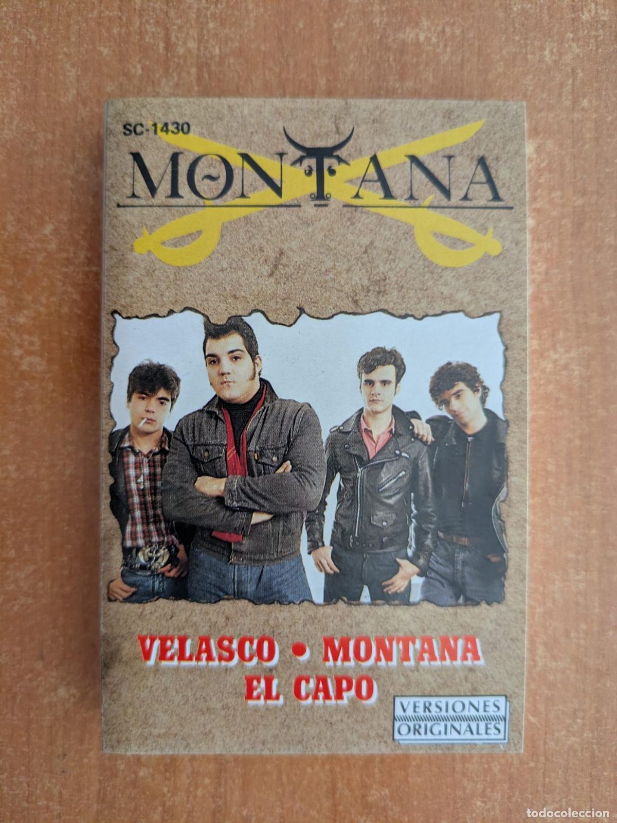 Casetes antiguos: MONTANA. Grandes &Eacute;xitos. Velasco. El capo. Blues dom&eacute;stico. Zafiro. A&ntilde;o 1990.
