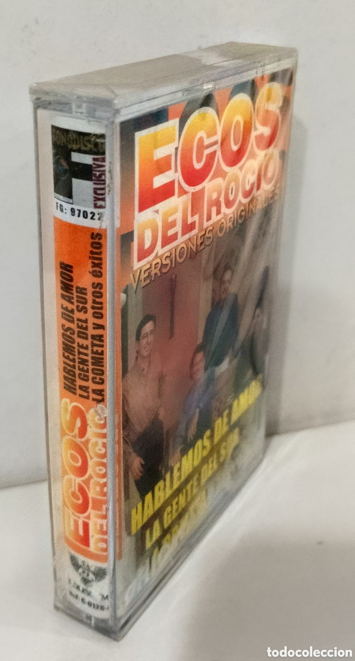 Casetes antiguos: ECOS DEL ROC&Iacute;O - VERSIONES ORIGINALES. CASSETTE PRECINTADO - Foto 2