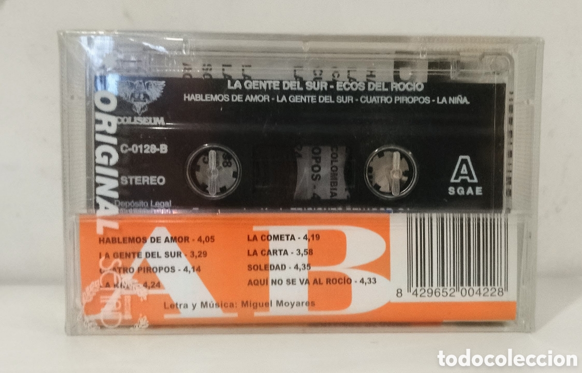 Casetes antiguos: ECOS DEL ROC&Iacute;O - VERSIONES ORIGINALES. CASSETTE PRECINTADO - Foto 3