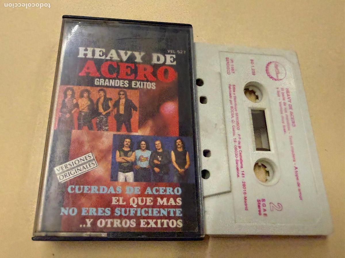 Old Cassettes: HEAVY DE ACERO. Antiguo casette. Casete. Juegos