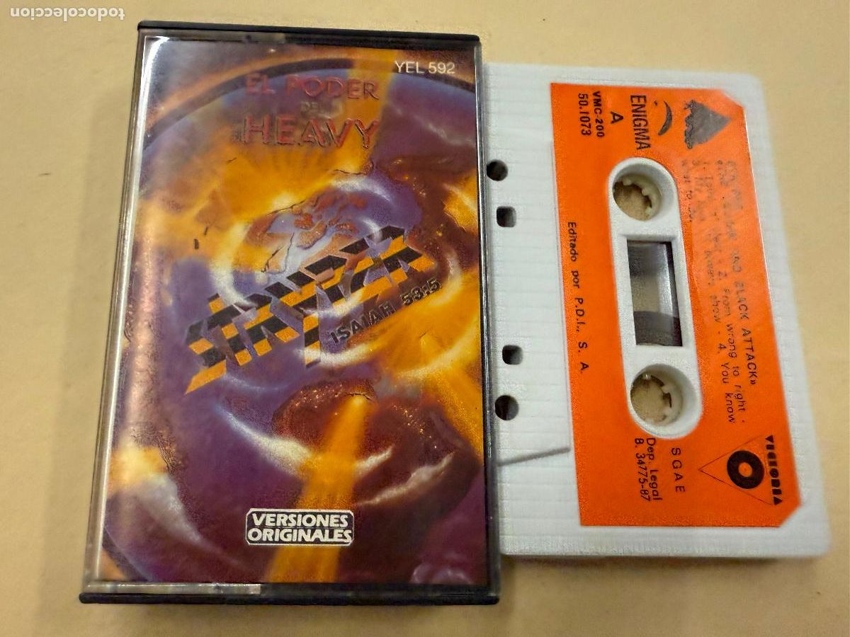 Casetes antiguos: STRYPER. THE YELLOW AND BLACK ATTACK. . Antiguo casette. Casete. Juegos