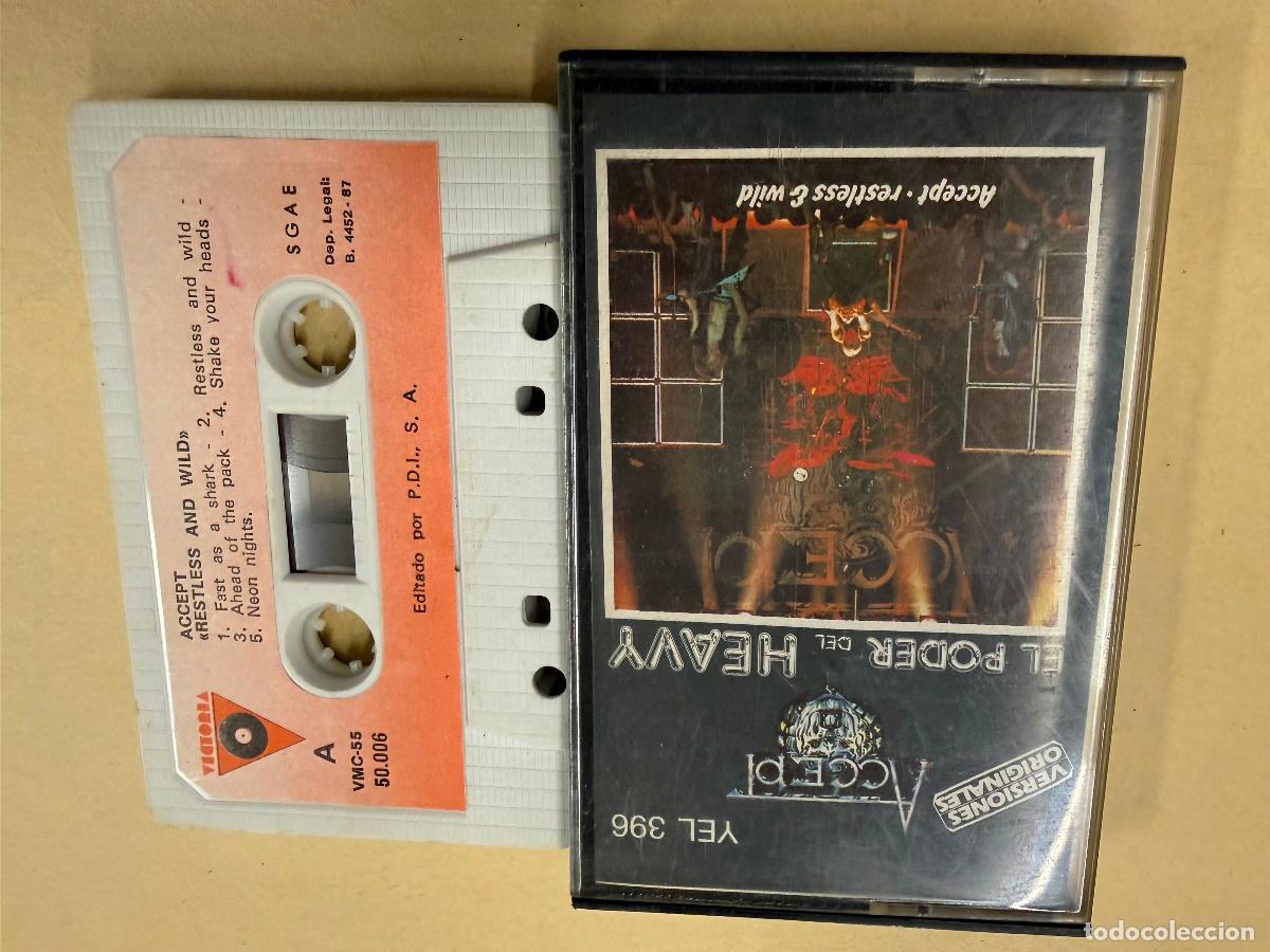 Old Cassettes: ACCEPT. EL PODER DEL HEAVY. Antiguo casette. Casete. Juegos
