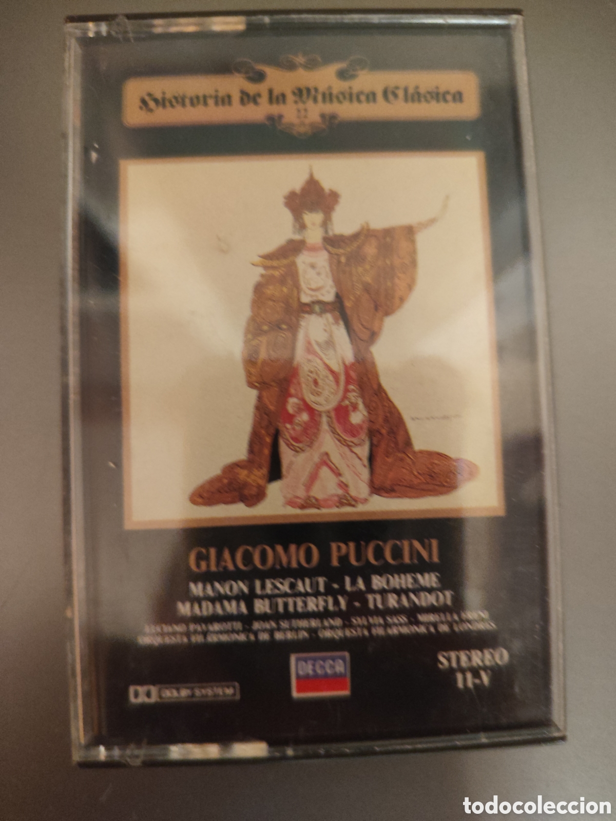Casetes antiguos: Casete Puccini La boheme, Madame Butterfly