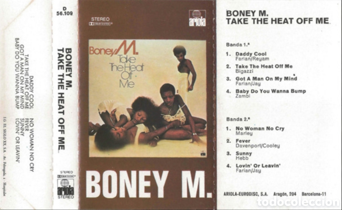 Casetes antiguos: BONEY M. CINTA DE CASSETE DE SU PRIMER DISCO - Foto 2
