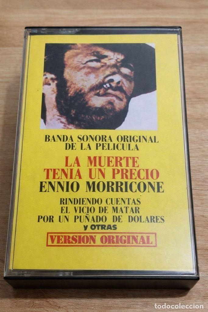 Cassetes antigas: Cassette BSO La Muerte Ten&iacute;a un Precio Ennio Morricone