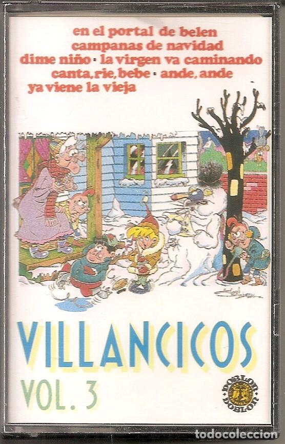 Casetes antiguos: CASETE - VILLANCICOS VOL. 3 - CORAL VOCES BLANCAS (SPAIN, DISCOS DOBLON 1988)