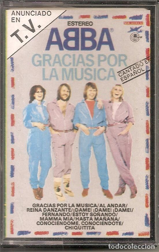 Casetes antiguos: CASETE - ABBA - GRACIAS POR LA MUSICA (SPAIN, DISCOS CARNABY 1980)