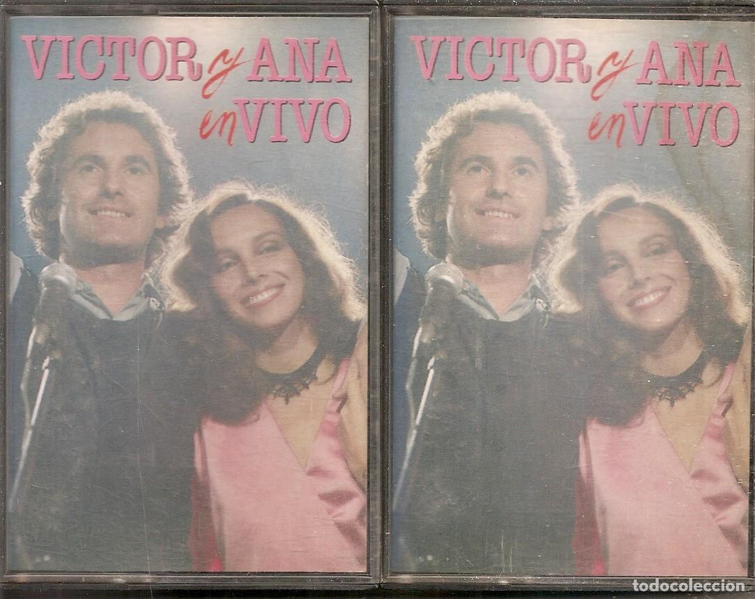 Casetes antiguos: CASETE - VICTOR Y ANA - EN VIVO (SPAIN, CBS 1983)