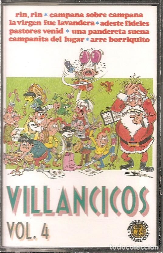Casetes antiguos: CASETE - VILLANCICOS VOL. 4 - CORAL VOCES BLANCAS (SPAIN, DISCOS DOBLON 1988)