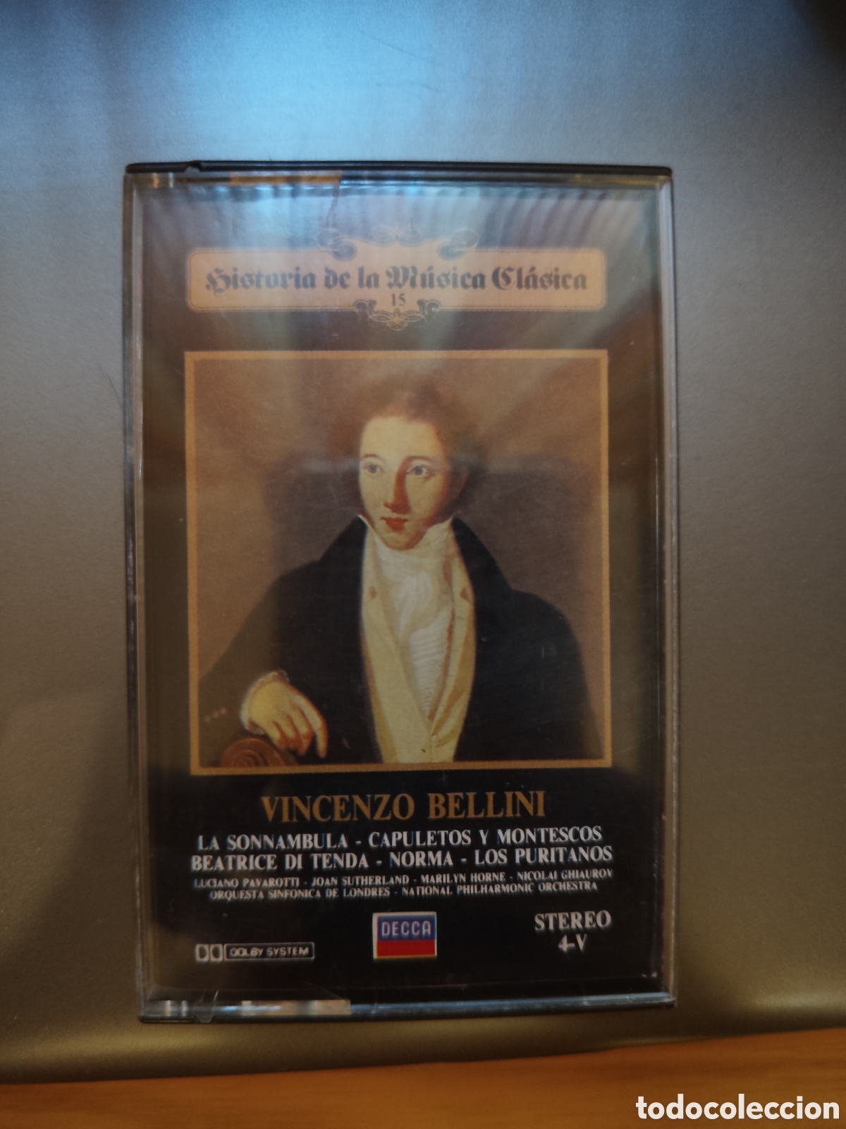 Casetes antiguos: Casete Vincenzo Bellini