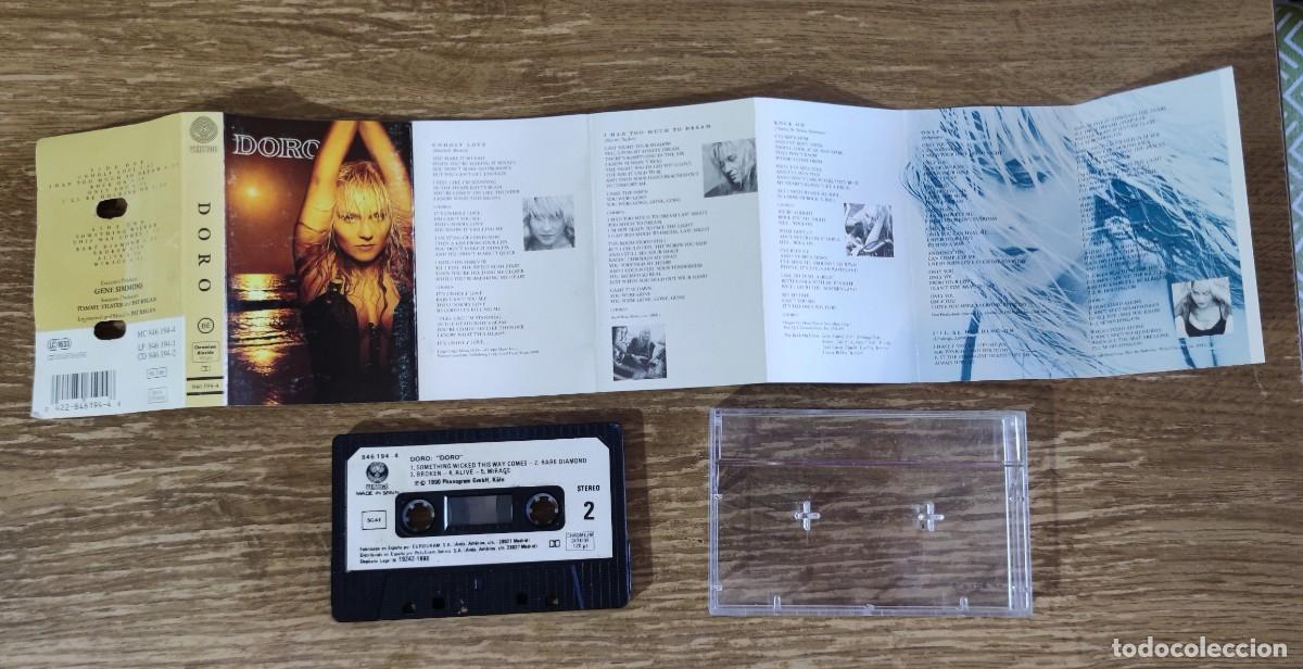 Casetes antiguos: Cassette Doro - Doro (1990) ed. espa&ntilde;ola - Foto 2