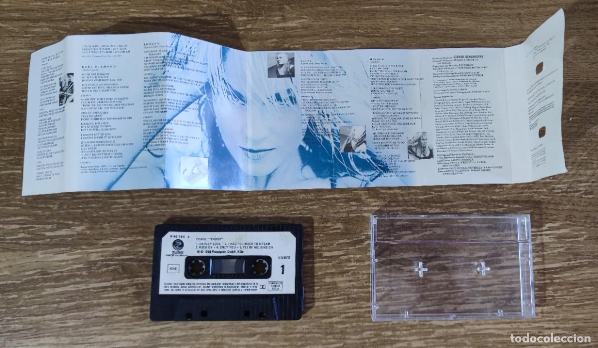 Casetes antiguos: Cassette Doro - Doro (1990) ed. espa&ntilde;ola - Foto 3
