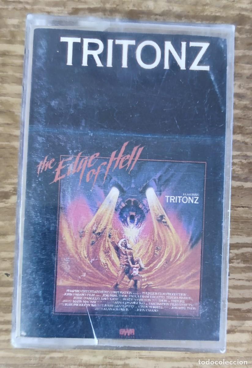 Cassetes antigas: Cassette The Tritonz - The Edge of Hell (1987) ed. espa&ntilde;ola